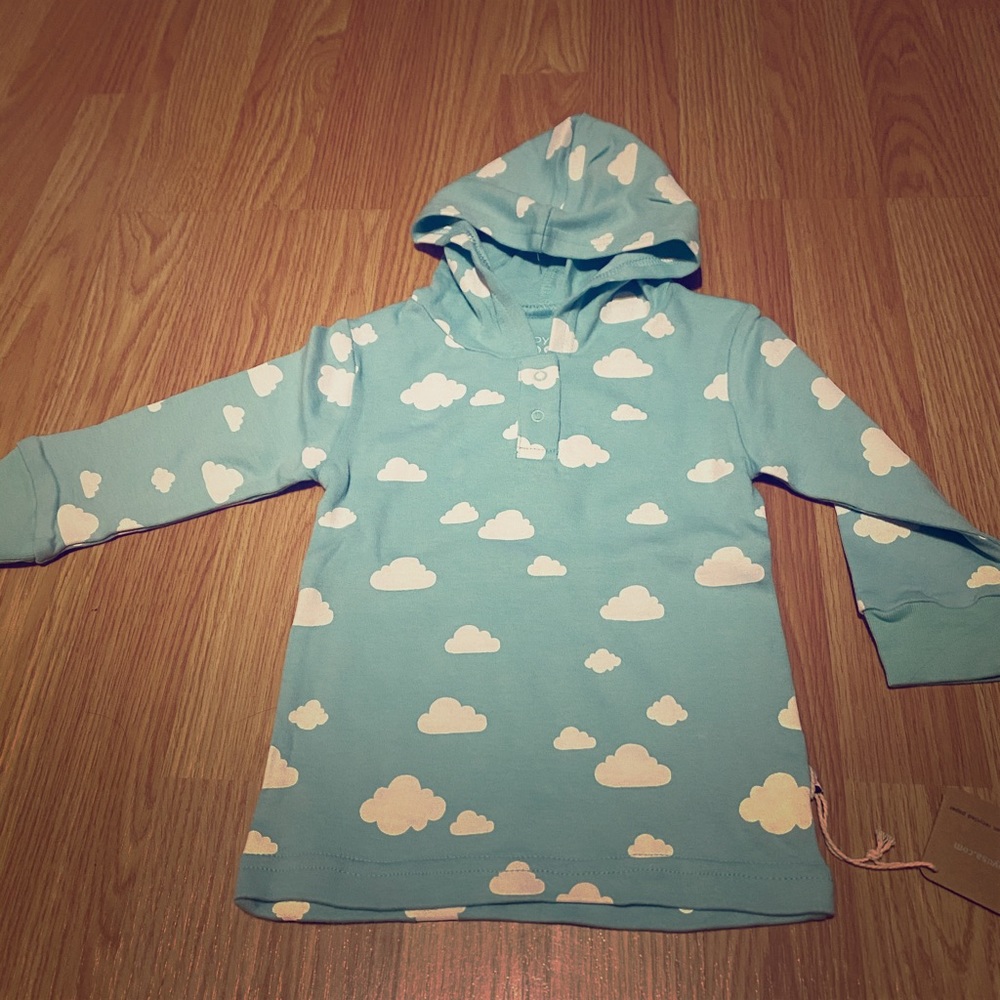 Blue cloud hoodie